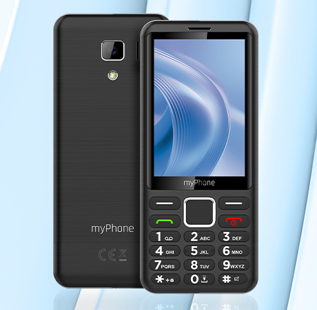 telefon myPhone 3510 LTE widok ekranu, klawiszy i aparatu