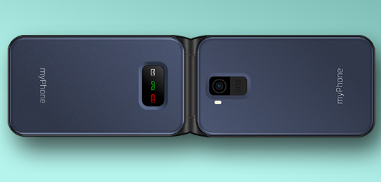 Telefon rozłożony myPhone Flip LTE