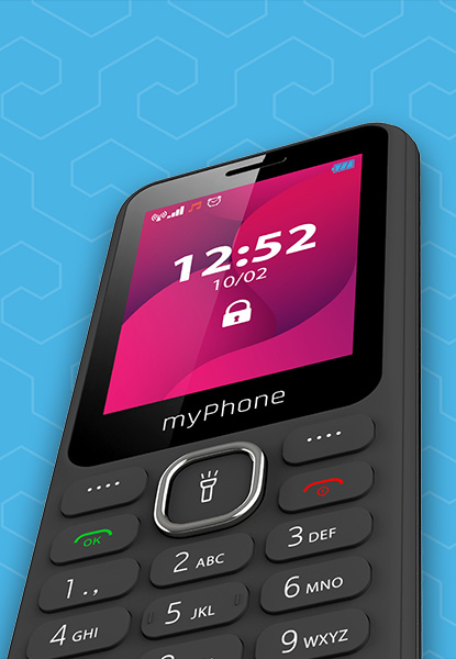 myPhone Jazz widoczny pod kątem