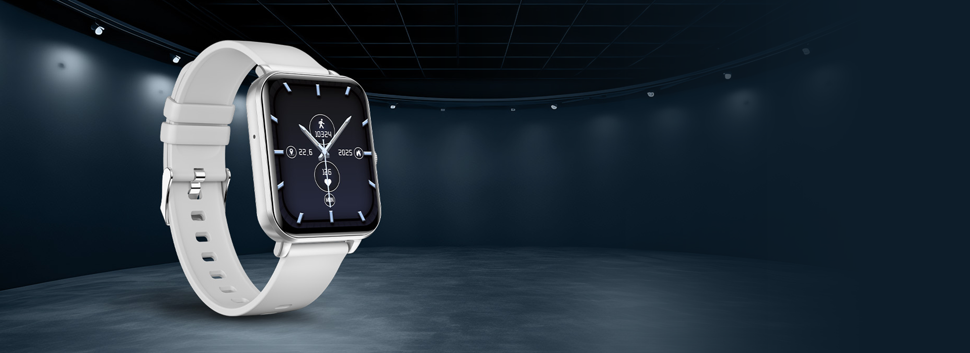 myPhone Watch Classic 2 na granatowym tle
