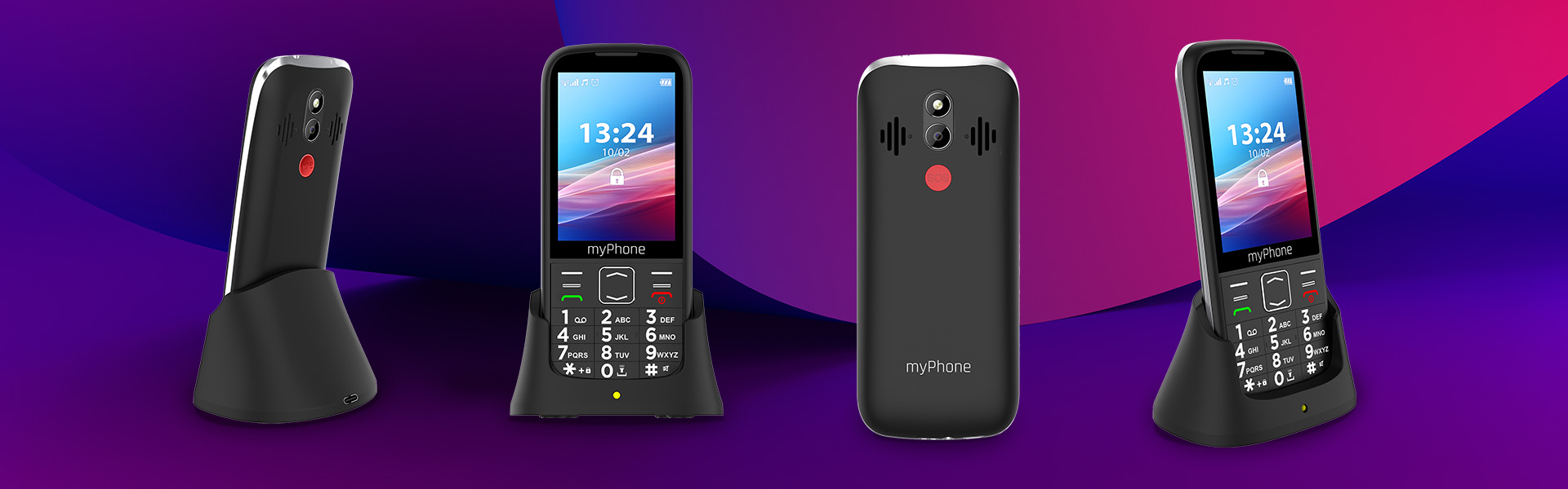 myPhone HALO 4 LTE Baza ładująca przód tył boki