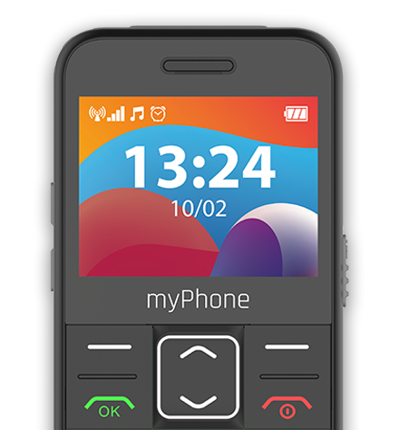 Zbliżenie na ekran telefonu myPhone  HALO 3 LTE