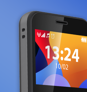 Ujęcie górnej krawędzi telefonu myPhone HALO 3.