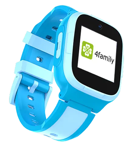 myPhone Care Watch Kid LTE z pokazaną aplikacją 4family