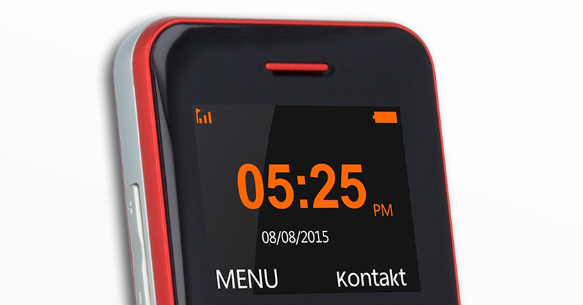 Zbliżenie ekranu w telefonie myPhone HALO Easy