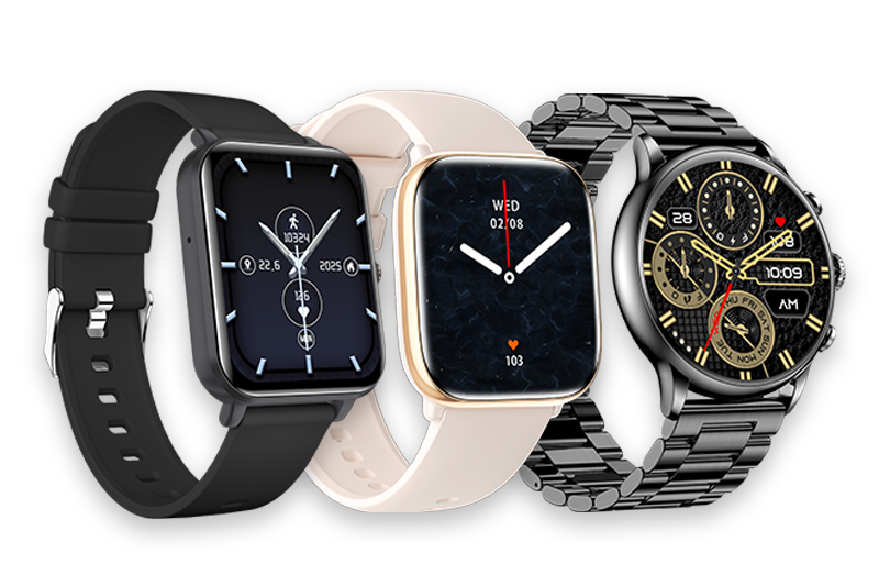 Trzy smartwatche myPhone Watch