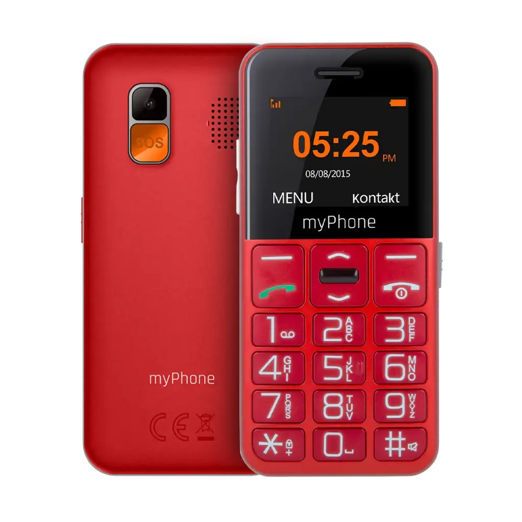 TELEFON myPhone Halo Easy czerwony