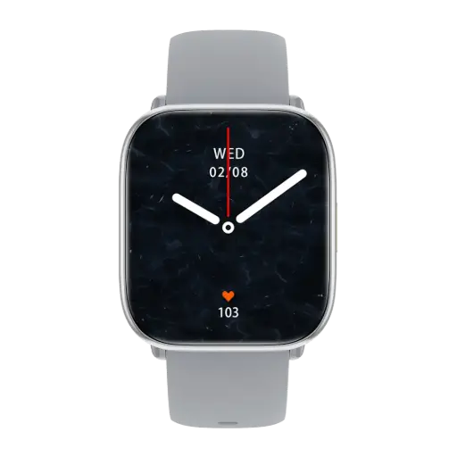 [Sma002892] Smartwatch myPhone Watch Pastel Grey (Silver/Foggy Day)